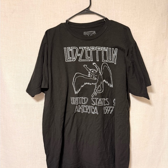 Led Zeppelin Black Short Sleeve Tee - Picture 1 of 3